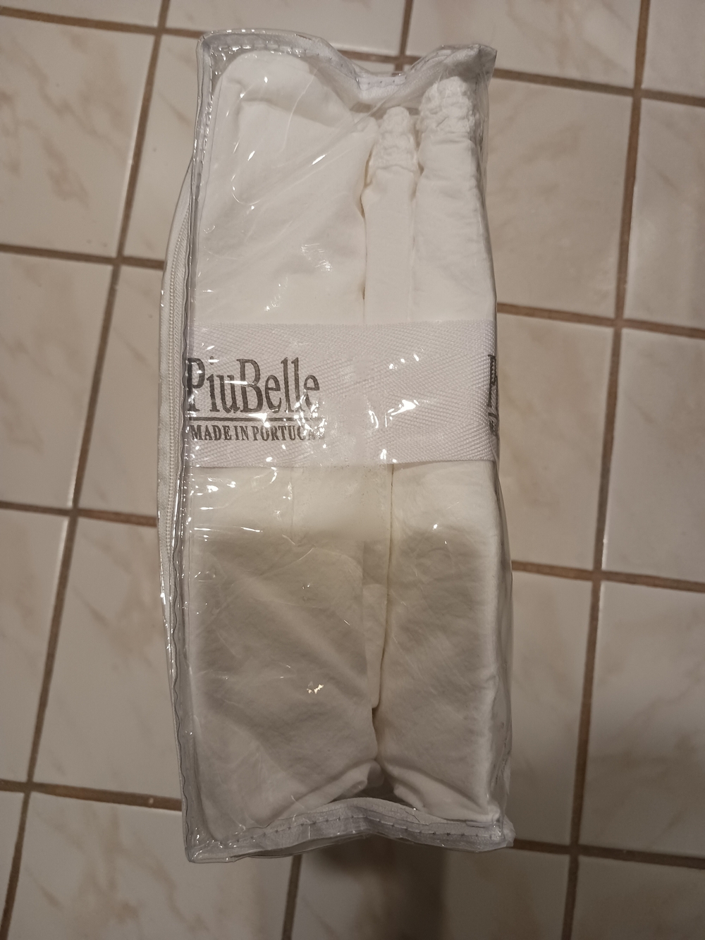 PiuBelle White 100% Cotton Queen Sheet Set - 4 Piece - Picture 7 of 7
